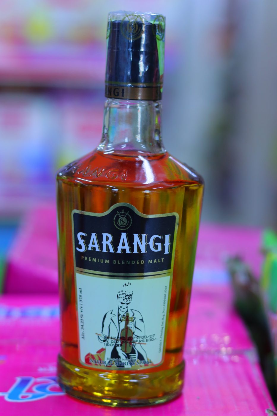SARANGI PREMIUM WHISKY 375ML MRP-530/-