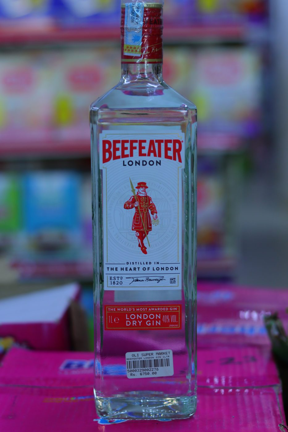 BEEFEATER LONDON GIN 1LTR MRP-6750/-
